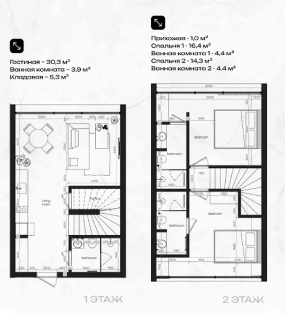 Bright Ocean-View Studio 80 m² in