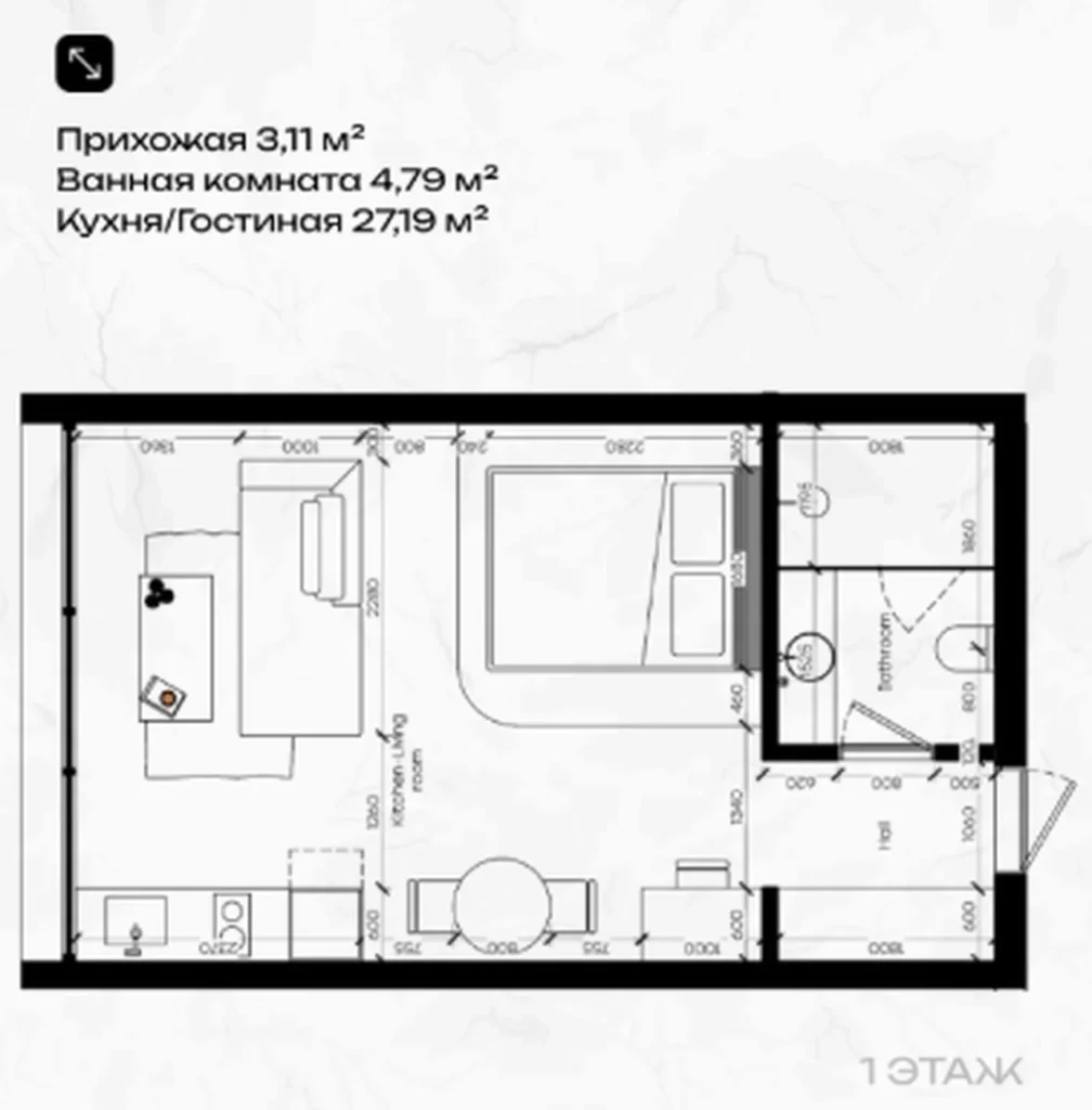 Cozy Studio in Prime Uluwatu 35 m² in