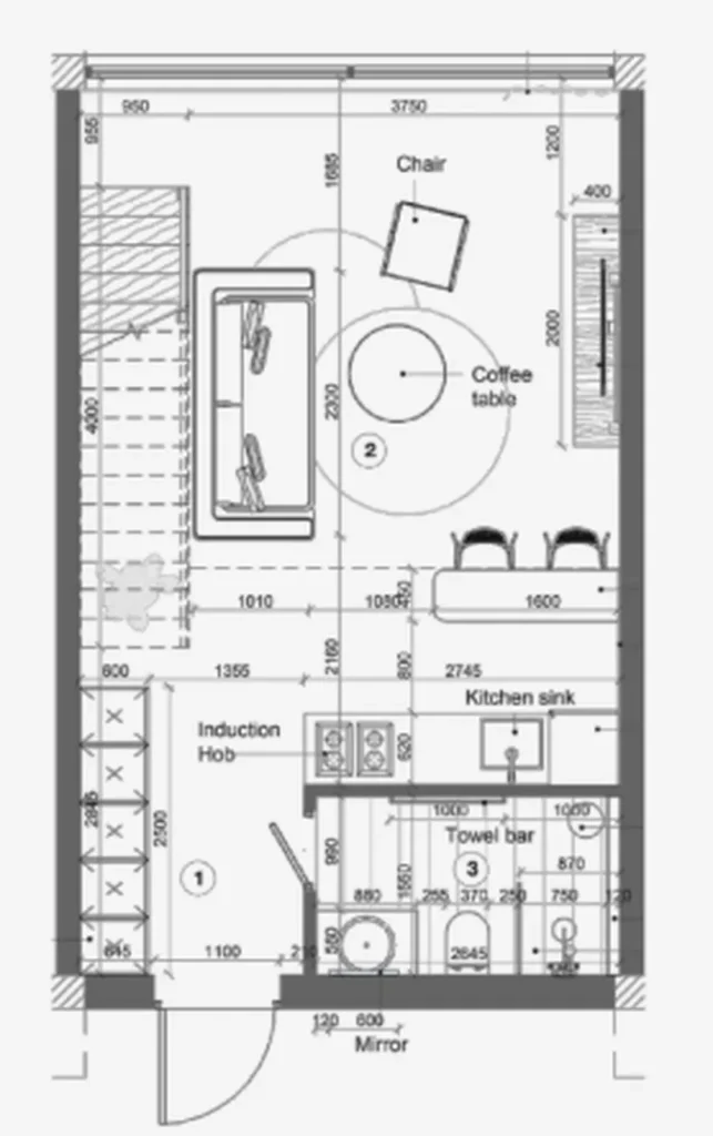 Fully Furnished 1-Bedroom Villa 60 m² in