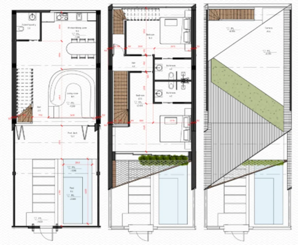 Modern 2-Bedroom Villa with Rooftop 142.6 m² in