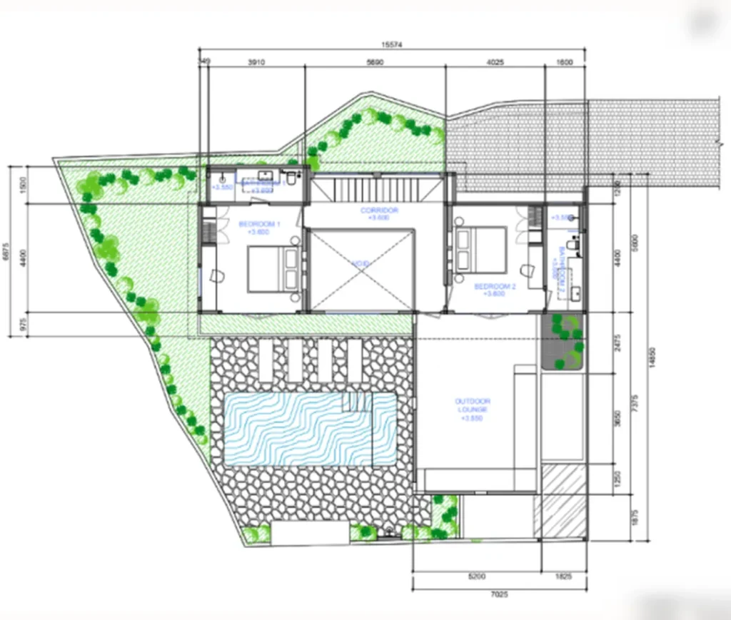 Amplia villa de dos plantas cerca de la playa, de 212 m², en