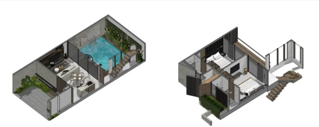 Smart 2-Bedroom Villa with Private Pool 102 m² in