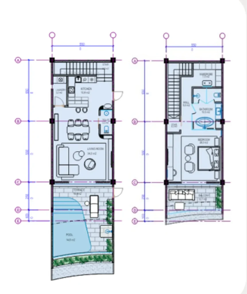 Bright 1-Bedroom Apartment with Large Balcony 96 m² in