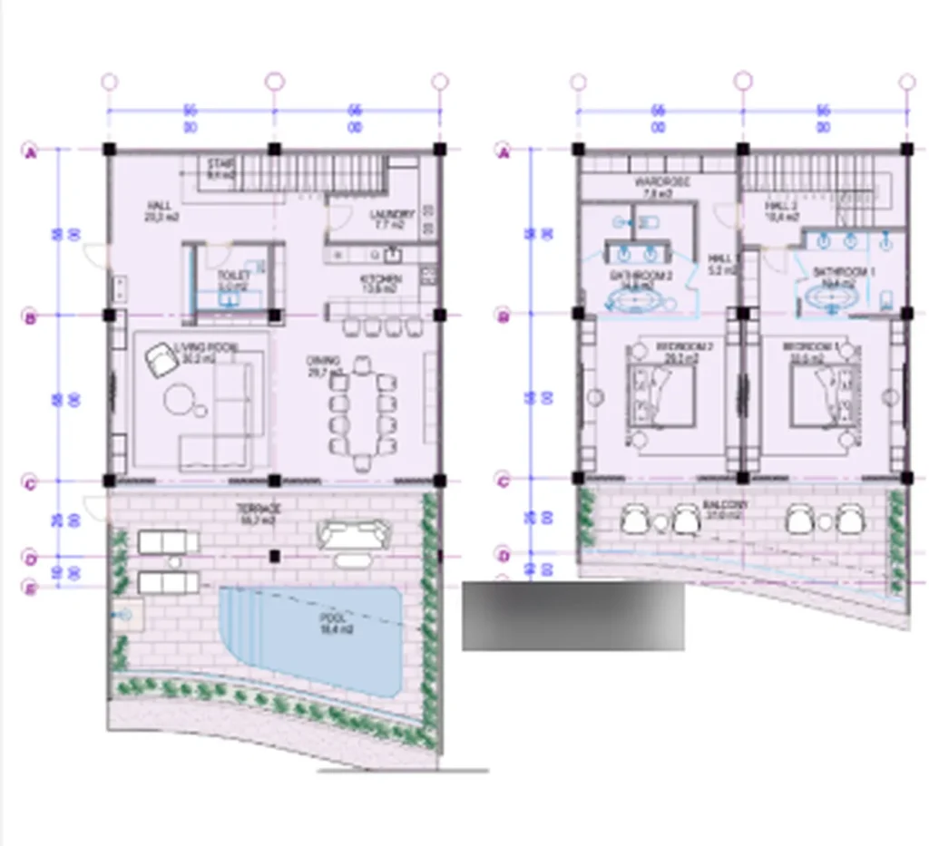 Spacious 1-Bedroom Apartment-Villa with Pool 180.7 m² in