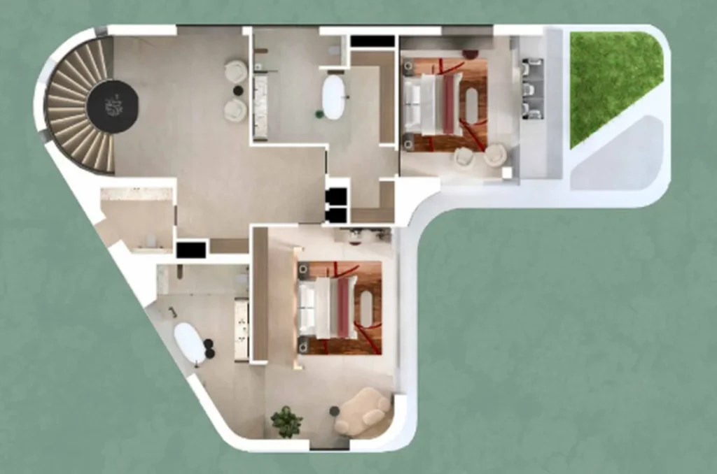 Spacious 3-Bedroom Villa with Huge Terrace 552 m² in
