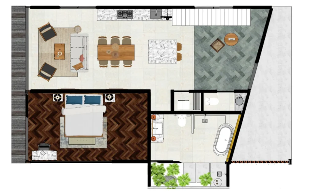 Stunning 3-Bedroom Villa with Rooftop Terrace 206.5 m² in