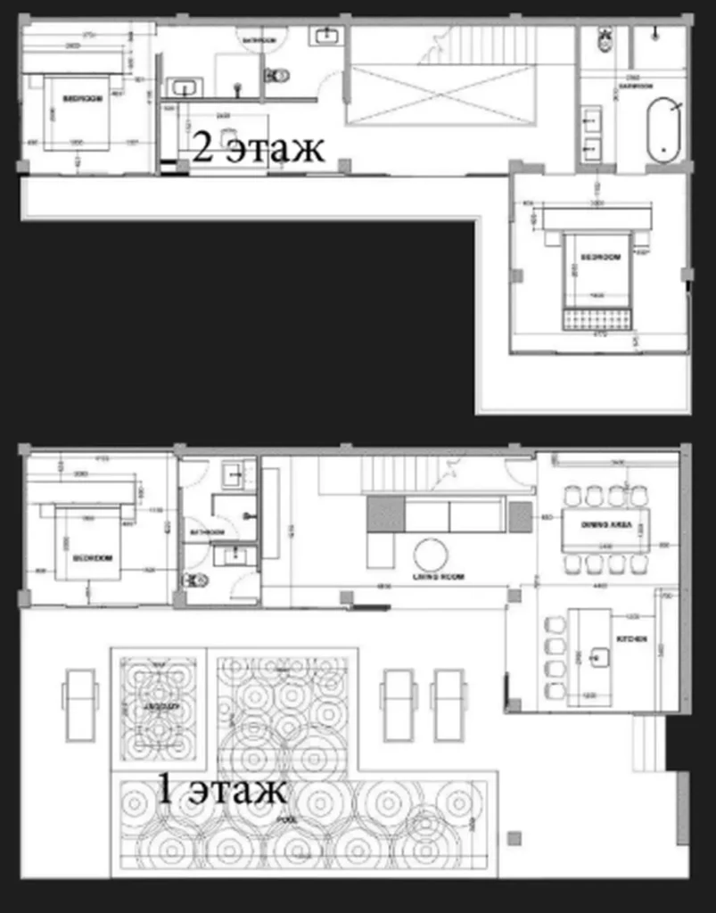 Modern Two-Bedroom Villa & Private Pool 142 m² in