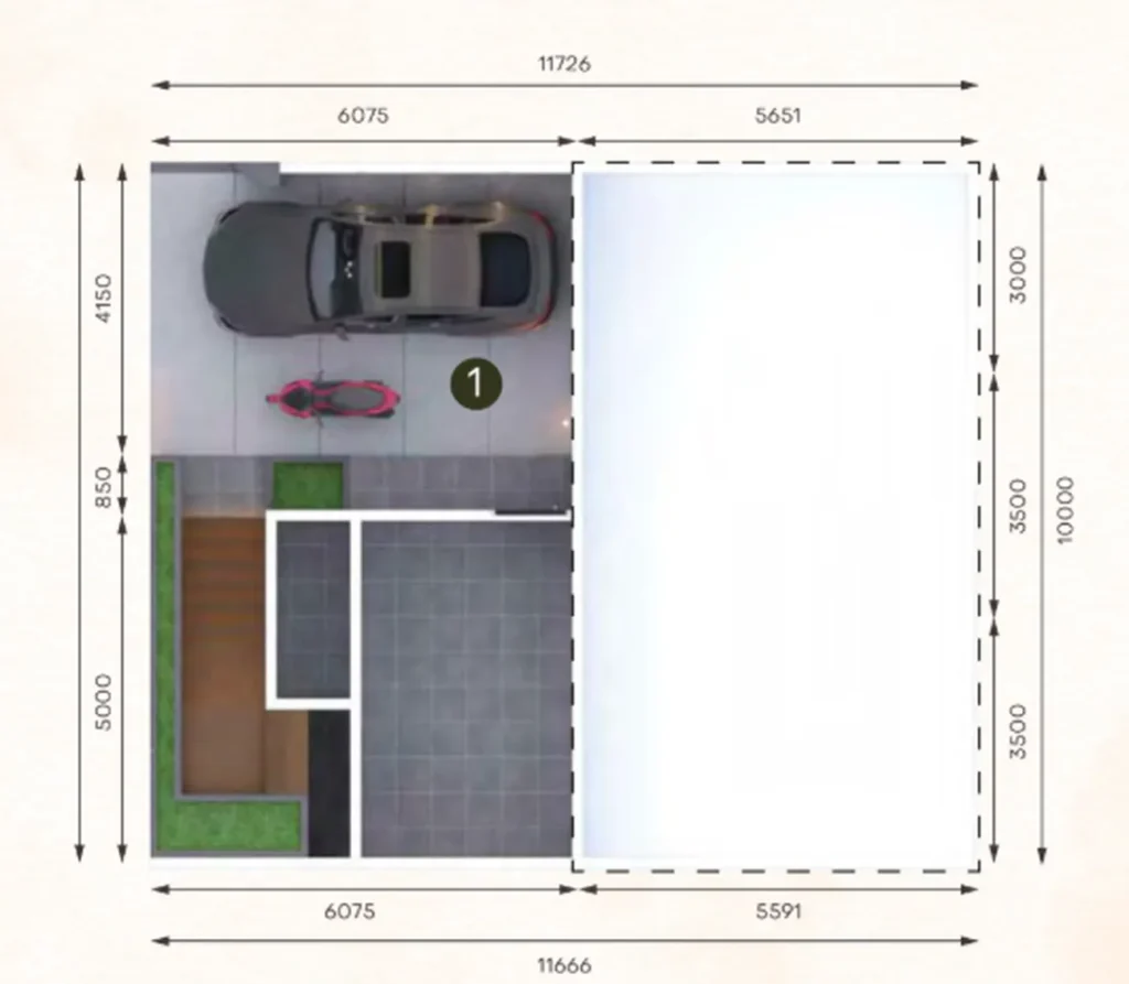 Modern 3‑Level Villa with Pool & Rooftop 125 m² in