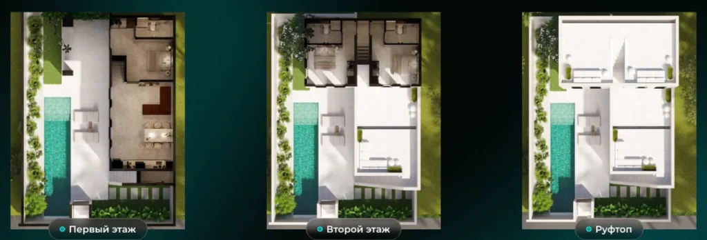 Rooftop Villa with Ocean Views 262 m² in