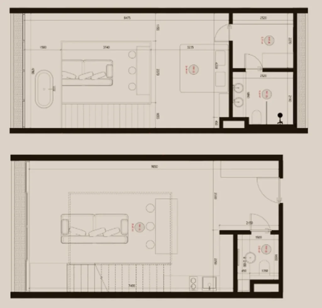 Amplia villa selvática de 130 m² con tres dormitorios en
