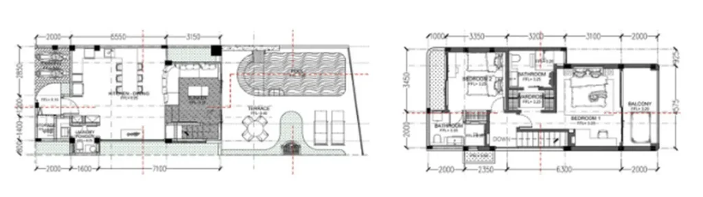Спокойная вилла с двумя спальнями в Переренане 178 м²