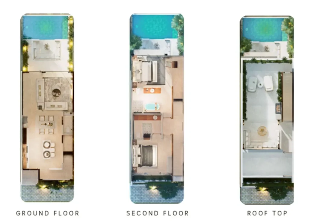 Amplia villa en azotea con piscina de 252 m² en
