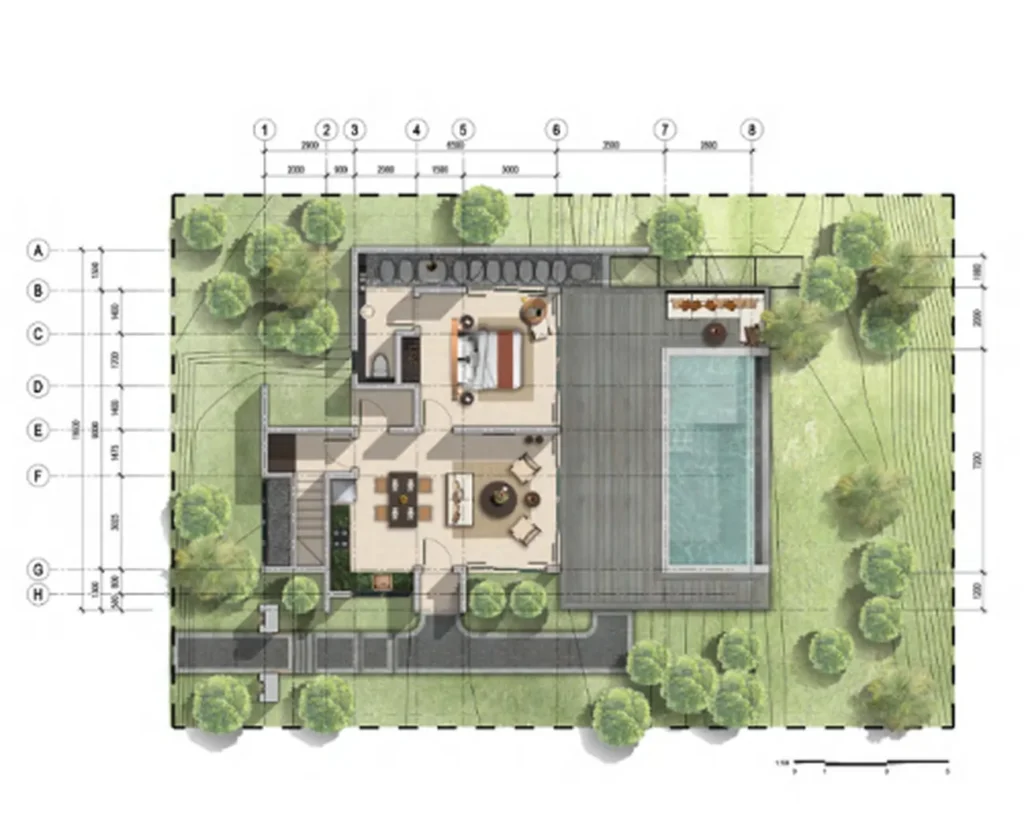 Generous Private Pool Family Villa 252.6 m² in