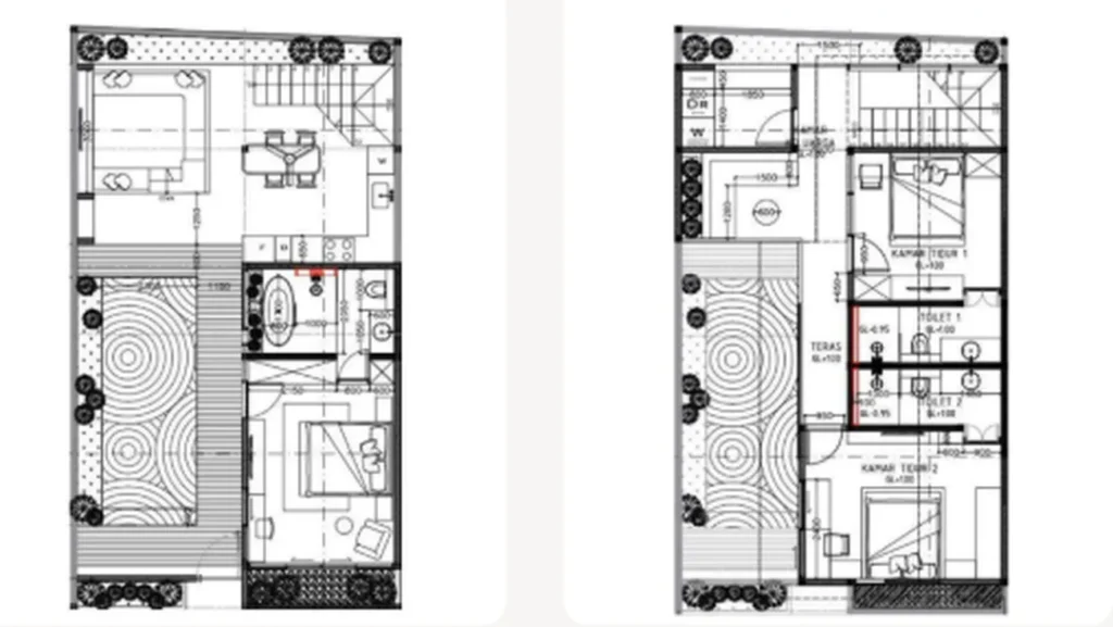 Expansive Studio with Garden View 64.2 m² in