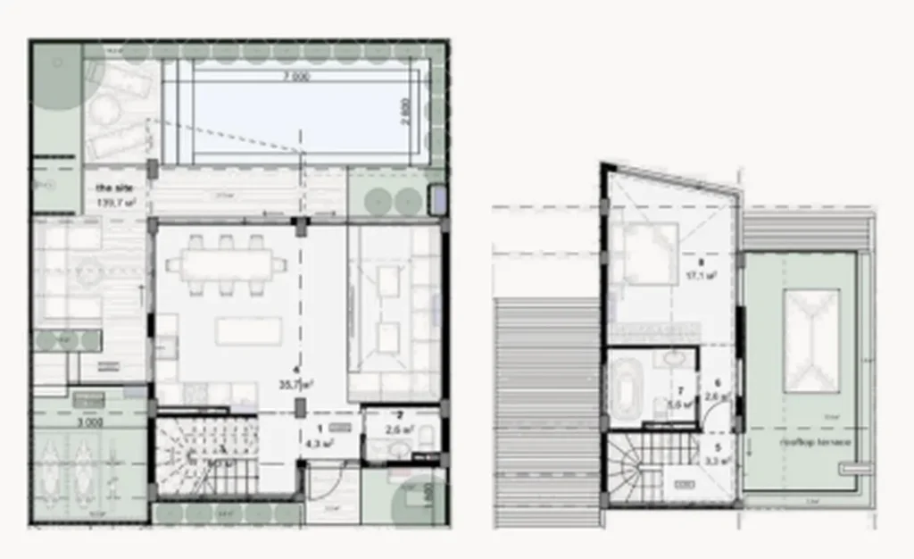 Private One‑Bedroom Villa with Pool 188.8 m² in