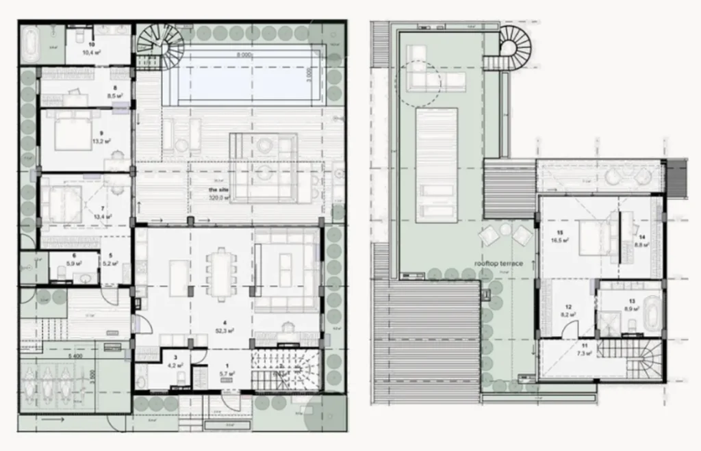Expansive 2‑bedroom villa 274.6 m² in