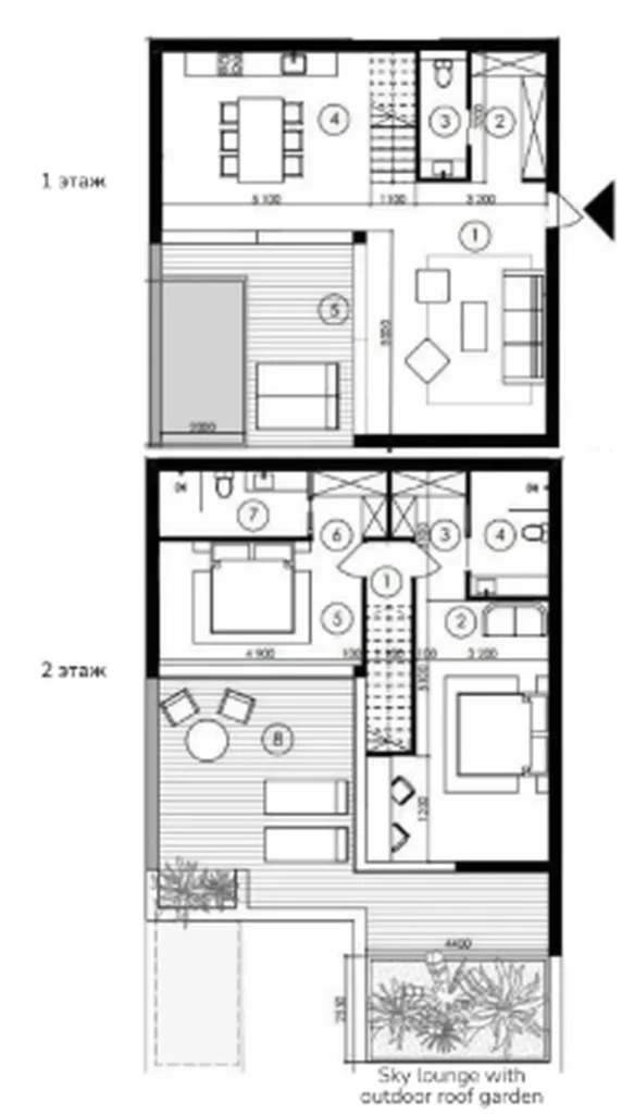 Villa de lujo de dos plantas, «Haven», de 180 m² en