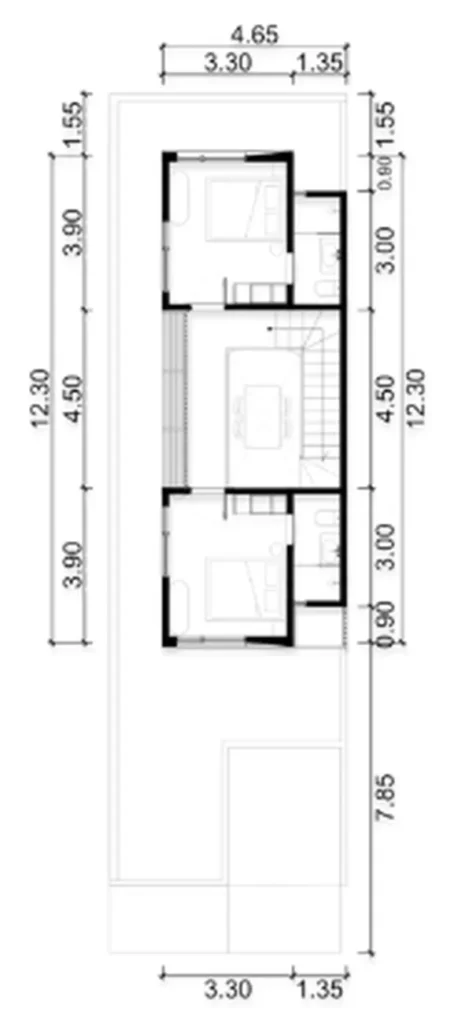 Spacious Two‑Bedroom Villa Sanctuary 120 m² in