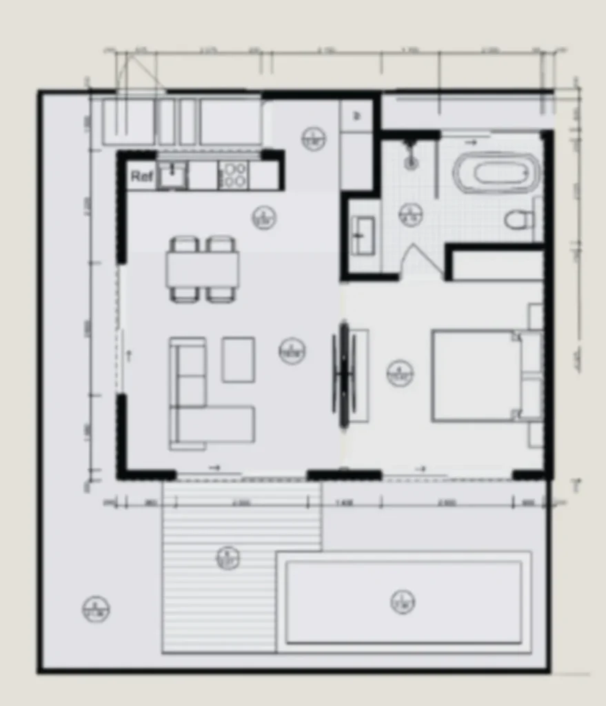 Charming One-Bedroom Villa with Lush Garden 102.29 m² in