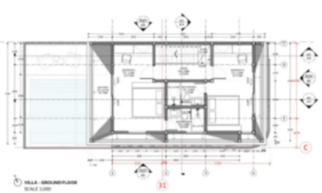 Lujosa villa de dos dormitorios con piscina de 192,9 m² en