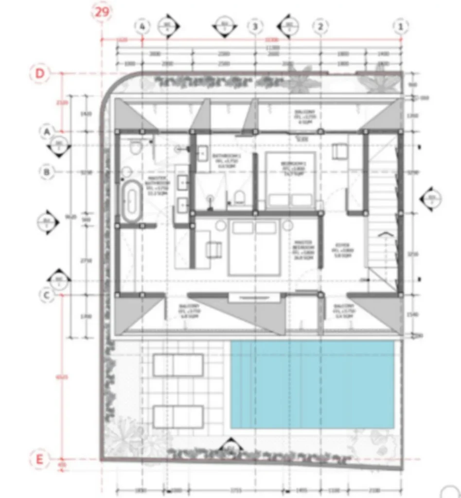 Expansive Two-Bedroom Villa with Pool 249.1 m² in
