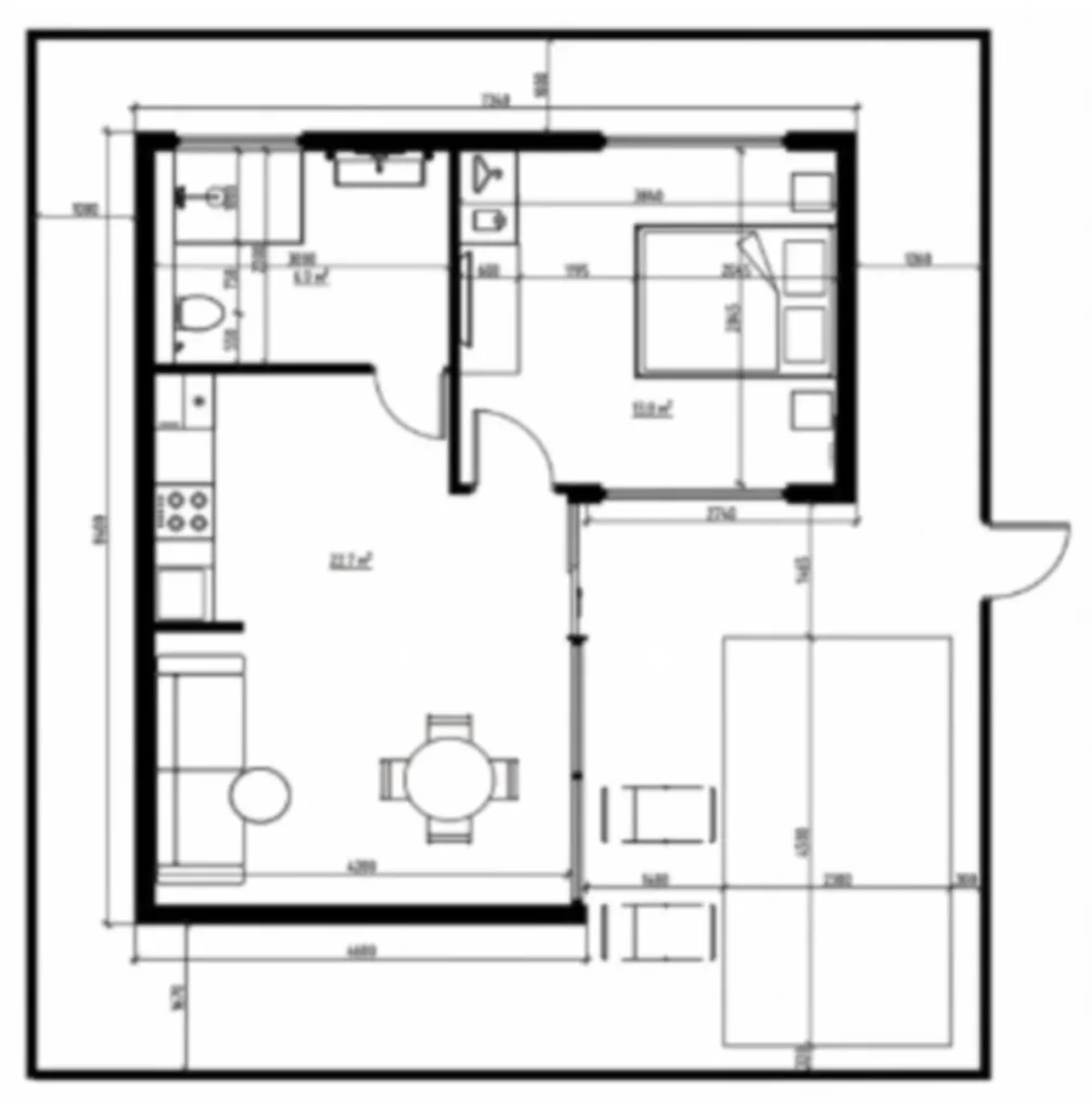 High-Yield One-Bedroom Retreat 50 m² in