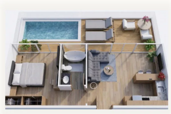 Cozy 1-Bedroom Villa Retreat 70 m² in