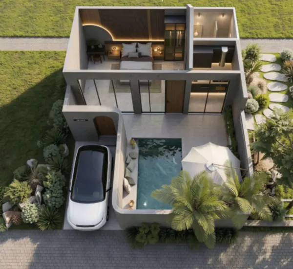 Modern 1-Bedroom Apartment in Seminyak 23 m² in