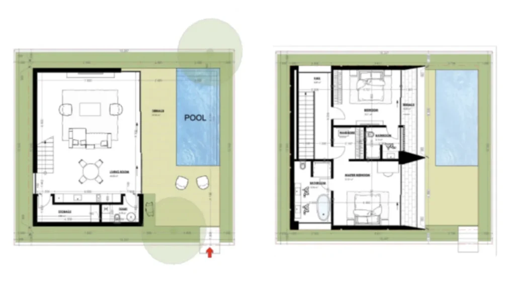 Luxury 2-Bedroom Oceanfront Villa 159 m² in