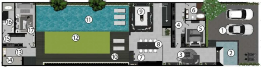 Expansive 3-Bedroom Villa with Rooftop 484 m² in