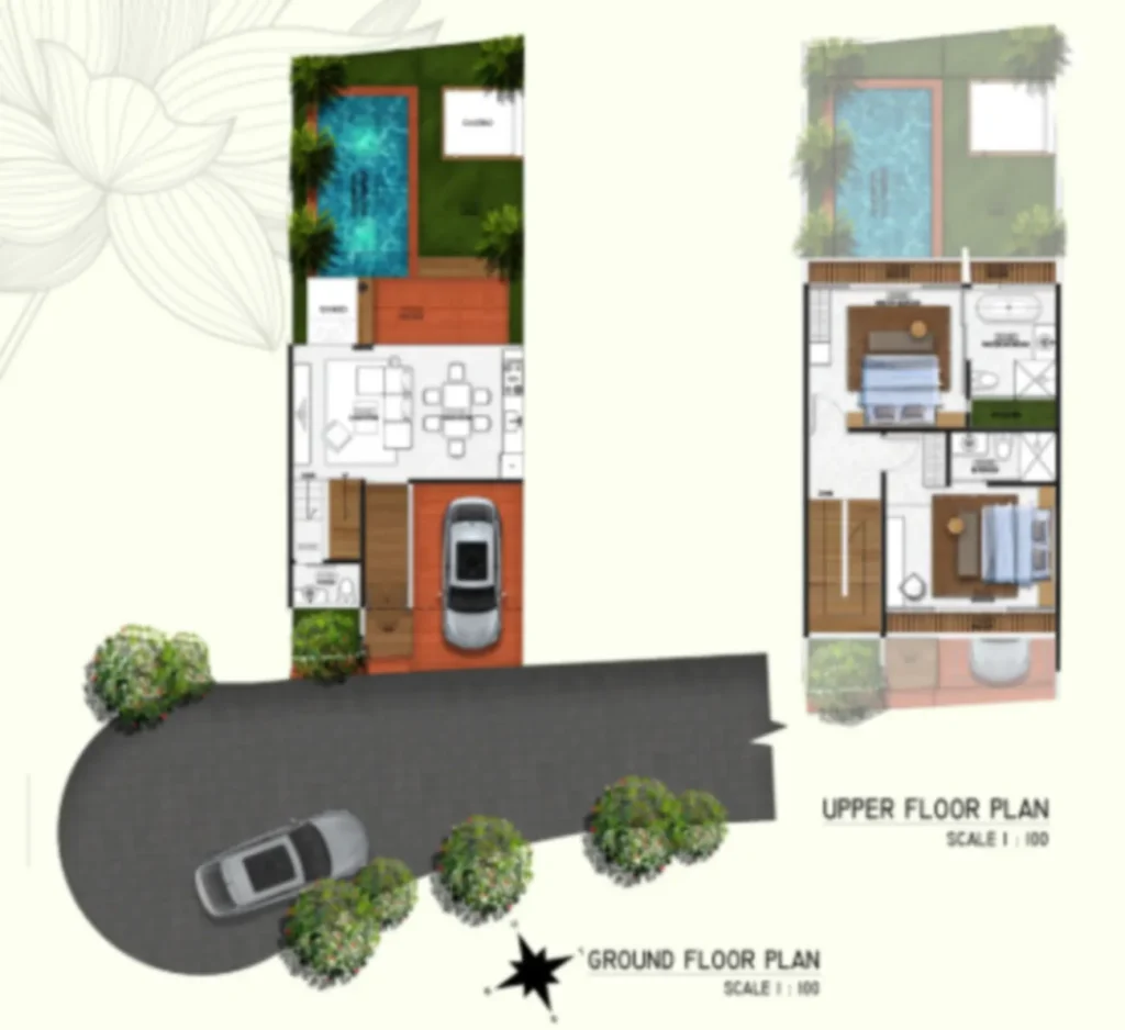 Serene 2-Bedroom Villa in Ubud 133 m² in