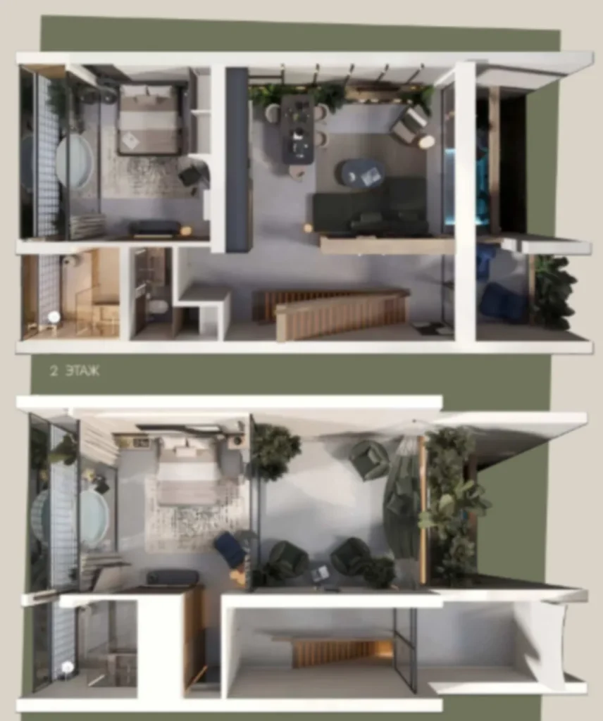 Elegant 2-Bedroom Rooftop Penthouse 133.8 m² in