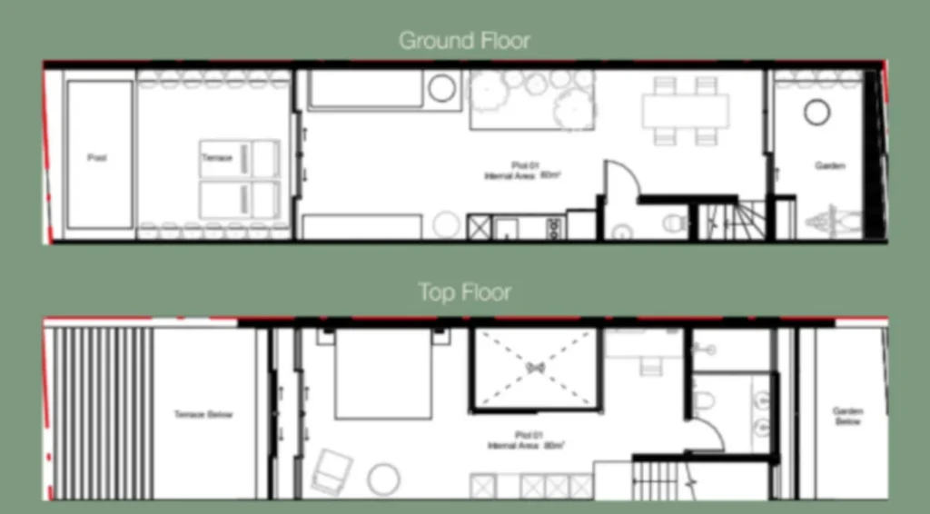 Moderno loft de 1 dormitorio de 75 m² en